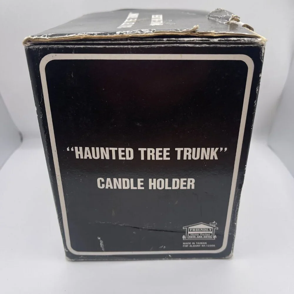 Vintage Haunted Tree Candle Holder